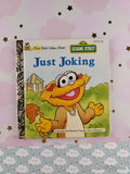 Vintage 1995 Sesame Street: Just Joking First Little Golden Book Miniature Hardcover, Like New