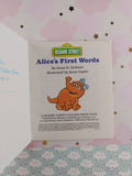 Vintage 1992 Sesame Street: Alice's First Words First Little Golden Book Miniature Hardcover