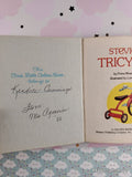 Vintage 1982 Stevie's Tricycle First Little Golden Book Miniature Hardcover