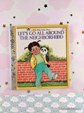 Vintage 1982 Let's Go All Around the Neighborhood First Little Golden Book Miniature Hardcover