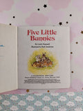 Vintage 1985 Five Little Bunnies First Little Golden Book Miniature Hardcover