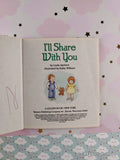 Vintage 1986 I'll Share With You First Little Golden Book Miniature Hardcover