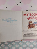 Vintage 1982 My Book of Words First Little Golden Book Miniature Hardcover