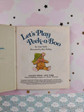 Vintage 1981 1st Printing Let's Play Peek-a-Boo First Little Golden Book Miniature Hardcover