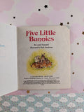 Vintage 1990 Five Little Bunnies First Little Golden Book Miniature Hardcover