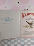 Vintage 1981 1st Printing My Alphabet First Little Golden Book Miniature Hardcover