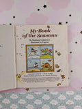 Vintage 1982 My Book of the Seasons First Little Golden Book Miniature Hardcover