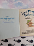 Vintage 1981 Let's Play Peek-a-Boo First Little Golden Book Miniature Hardcover