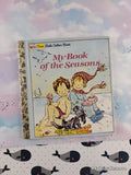 Vintage 1999 My Book of the Seasons First Little Golden Book Miniature Hardcover
