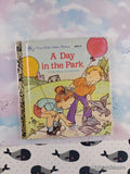 Vintage 1985 A Day in the Park First Little Golden Book Miniature Hardcover
