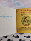 Vintage 1991 When Dog Was Little First Little Golden Book Miniature Hardcover