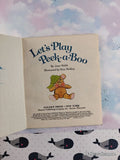 Vintage 1981 Let's Play Peek-a-Boo First Little Golden Book Miniature Hardcover