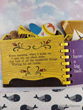 Vintage 1964 My Toys: A Chubby Playskool Playbook Spiral-Bound Board Book Miniature Hardcover