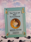 Vintage 1992 The Tale of Mrs. Tittlemouse by Beatrix Potter Miniature Hardcover