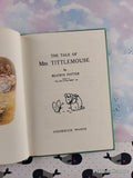 Vintage 1992 The Tale of Mrs. Tittlemouse by Beatrix Potter Miniature Hardcover