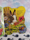 Vintage 1988 (French) Le Lapin et le Papillon by Chantecler Board Book Hardcover