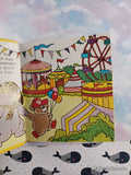 Vintage 1984 The Honeybears Go to the Amusement Park Pop-Up Miniature Hardcover