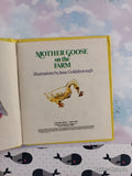 Vintage 1975 Mother Goose on the Farm Golden Tell-a-Tale Miniature Hardcover, Like New