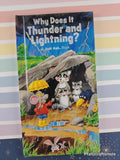 Vintage 1985 Why Does It Thunder and Lightning? A Just Ask Book Hardcover, Like New