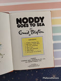 Vintage 1959 Noddy Goes to Sea by Enid Blyton Miniature Hardcover