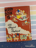 Vintage 1959 Noddy Goes to Sea by Enid Blyton Miniature Hardcover