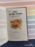 Vintage 1986 Fire in the Grass Puddle Lane Books Miniature Hardcover, Like New
