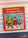 Vintage 1965 A Happy Day An Early-Start Preschool Reader Miniature Hardcover