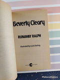Vintage 1991 Runaway Ralph by Beverly Cleary Avon Camelot Softcover, Like New