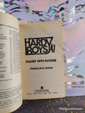 Vintage 1991 1st Printing The Hardy Boys Case Files #47: Flight Into Danger Softcover
