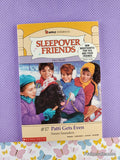 Vintage 1989 1st Printing Sleepover Friends #17: Patti Gets Even Scholastic Softcover, Like New
