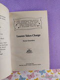 Vintage 1989 Sleepover Friends #14: Lauren Takes Charge Scholastic Softcover, Like New