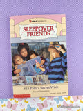 Vintage 1989 Sleepover Friends #13: Patti's Secret Wish Scholastic Softcover