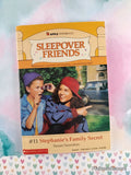 Vintage 1989 1st Printing Sleepover Friends #11: Stephanie's Family Secret Scholastic Softcover