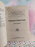 Vintage 1989 1st Printing Sleepover Friends #11: Stephanie's Family Secret Scholastic Softcover