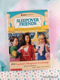 Vintage 1989 1st Printing Sleepover Friends #10: Lauren's Sleepover Exchange Scholastic Softcover