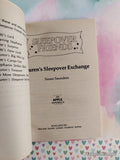 Vintage 1989 1st Printing Sleepover Friends #10: Lauren's Sleepover Exchange Scholastic Softcover