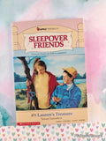 Vintage 1988 1st Printing Sleepover Friends #8: Lauren's Treasure Scholastic Softcover