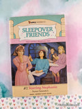 Vintage 1987 1st Printing Sleepover Friends #2: Starring Stephanie Scholastic Softcover