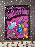 Vintage 1998 The Story of Halloween Illustrated Board Book Hardcover