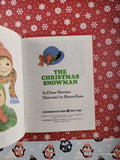 Vintage 1988 The Christmas Snowman Junior Elf Miniature Hardcover