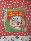 Vintage 1984 The Curious Little Kitten's First Christmas First Little Golden Book Miniature Hardcover
