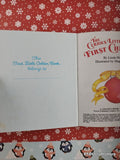 Vintage 1984 The Curious Little Kitten's First Christmas First Little Golden Book Miniature Hardcover