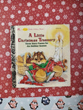 Vintage 1993 A Little Christmas Treasury First Little Golden Book Miniature Hardcover