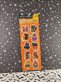 Vintage Halloween Stickers Cute Lil' Animals Stickety-Doo-Da SEALED Pack/2 Sheets