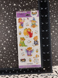Vintage Halloween Stickers Cute Lil' Teddy Bears Stickeroni SEALED Pack/2 Sheets