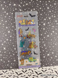 Vintage Halloween Stickers Scooby-Doo! Stickeroni SEALED Pack/2 Sheets