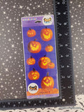 Vintage Halloween Stickers Silly Pumpkins Jack-o-Lanterns Stickeroni SEALED Pack/2 Sheets
