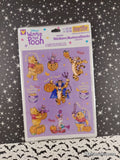 Vintage Halloween Stickers Winnie the Pooh Trick or Treat Hallmark SEALED Pack/4 Sheets