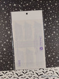Vintage Halloween Stickers Spooky Kitty Mrs. Grossman's  Gifted SEALED Pack/4 Sheets
