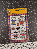 Vintage 2001 Halloween Stickers Maisy the Mouse Stickety-Doo-Da SEALED Pack/2 Sheets